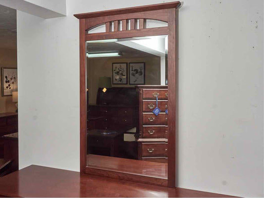 Ethan Allen Cherry American  Impressions 6 Drawer  Dresse r& Mirror