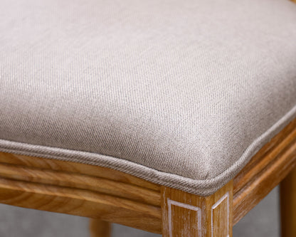 Set of 6 French Country Oval Back Dining Chairs