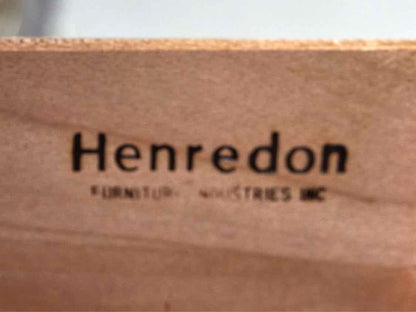 Henredon Mahogany  Bachelors Chest with 4 Drawers &  Black & Gold Marble Top