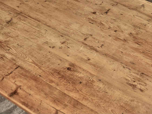 Waxed Pine Farm Dining Table