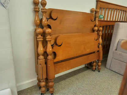 Pair of Cannonball & Bell Beds in Maple