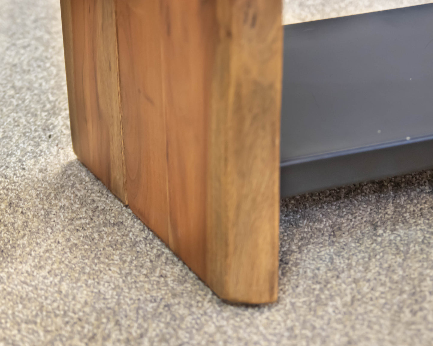 Crate & Barrel Yukon Entryway Bench in Warm Live-Edge Acacia
