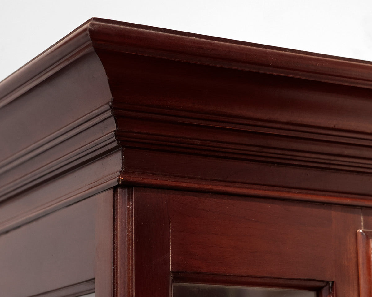 Ethan Allen Mahogany Curio Cabinet