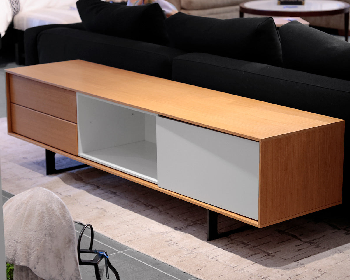 Treku "Aura" Teak and White Media Furniture