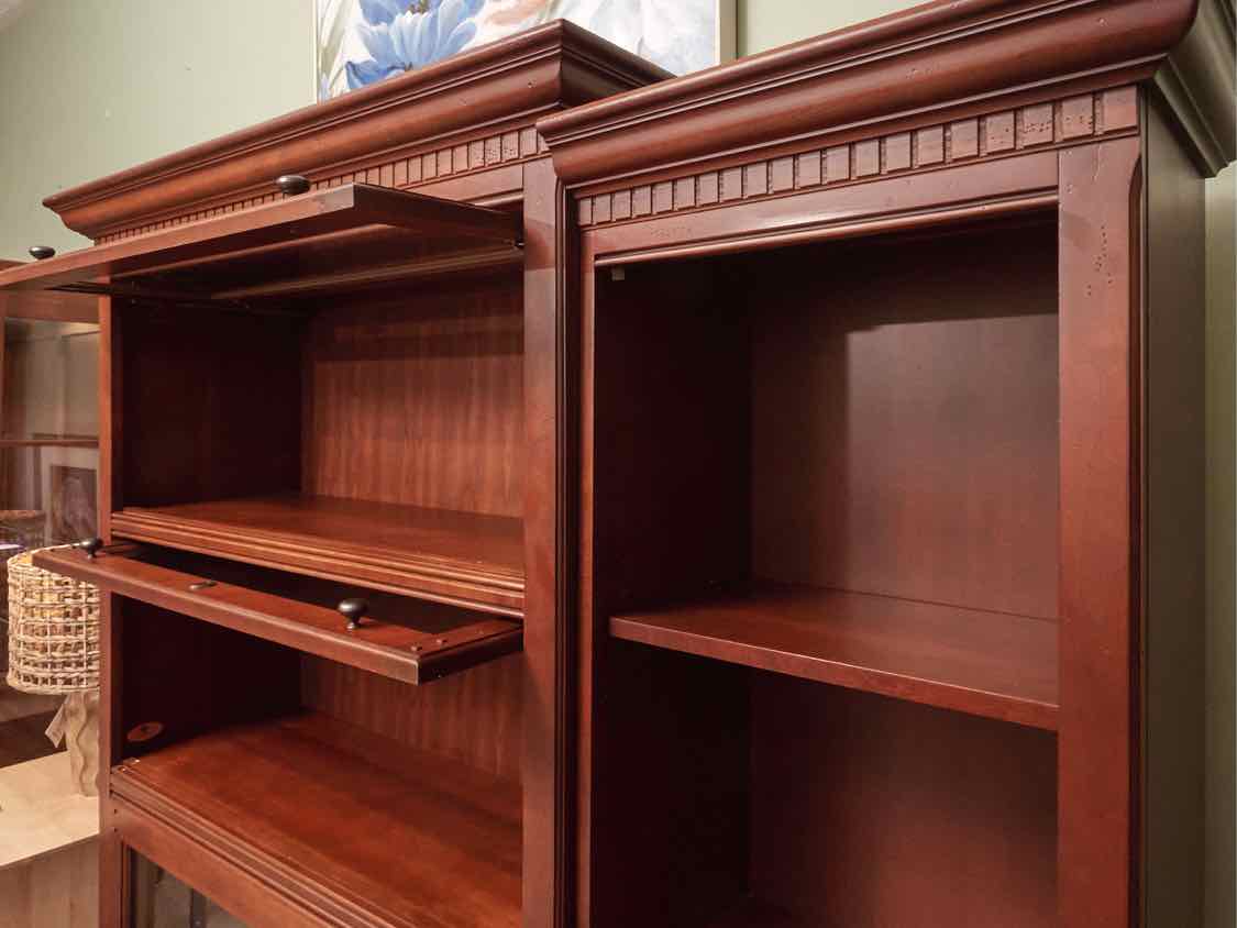 Hooker Furniture Barrister Bookcase with Side Bookshelf