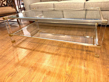 Two-Tier Glass Top Coffee Table