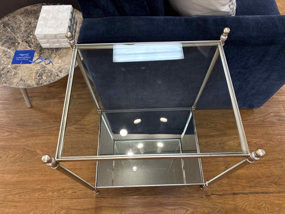 'Gannon' Silver Side Table
