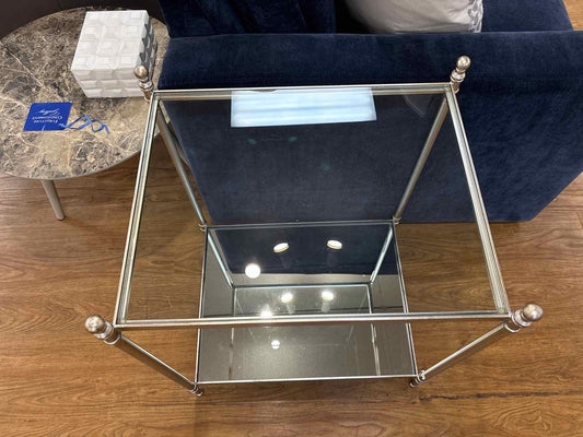 'Gannon' Silver Side Table