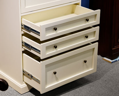 Ballard Design Ivory Drop Down Desk
