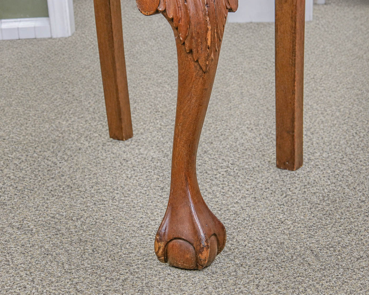 Pair of Chippendale Style Chairs in Walnut