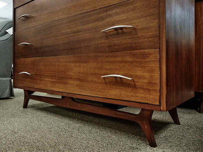 RWay MCM Walnut Bedroom Set