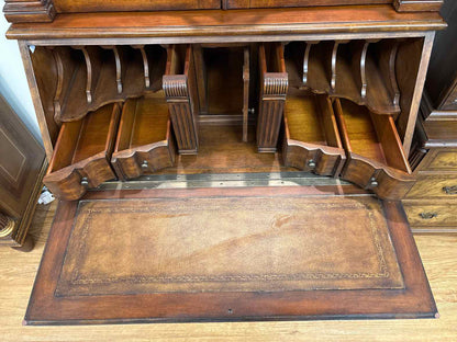 Nichols & Stone Federal Style Secretary Desk and Hutch
