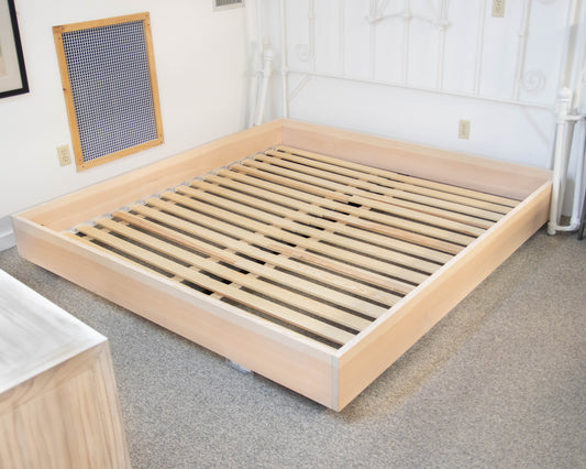 Axel Wannberg 'Floating Bed' in Swedish Pine