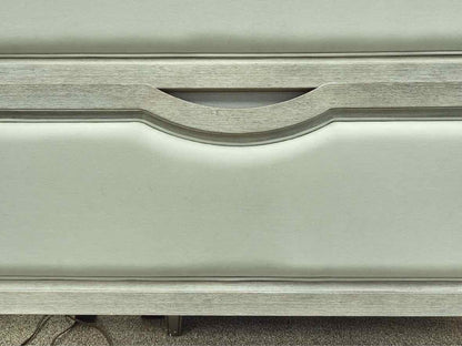 Bassett Savoy Collection King Upholstered Panel Bed