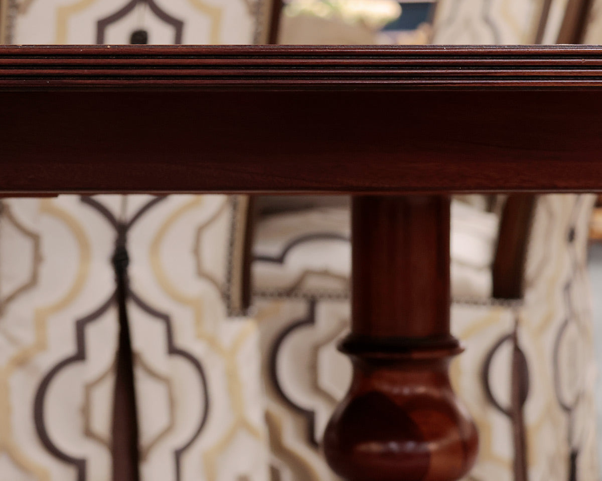 Ethan Allen Mahogany Double Pedestal Dining Tables