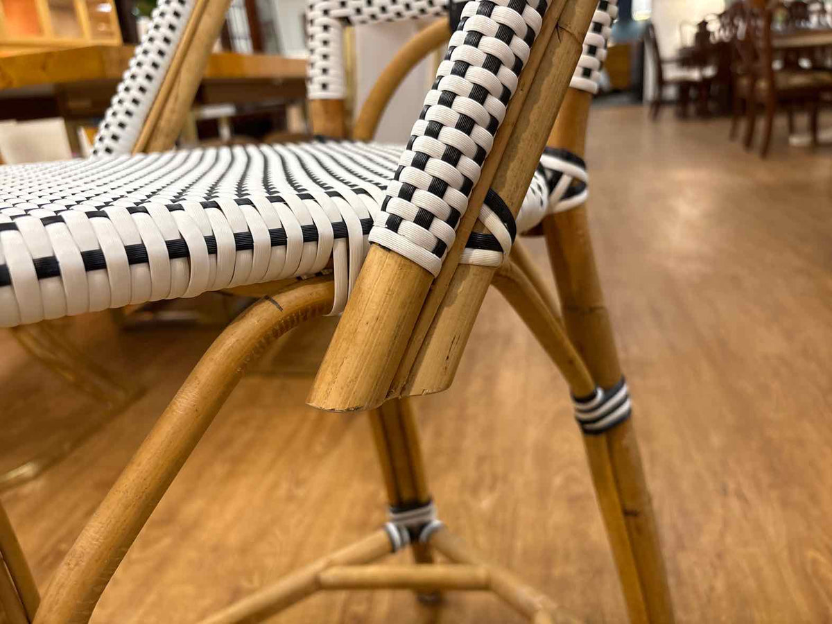Pair of Serena & Lily 'Riviera' Highback Counter Stools