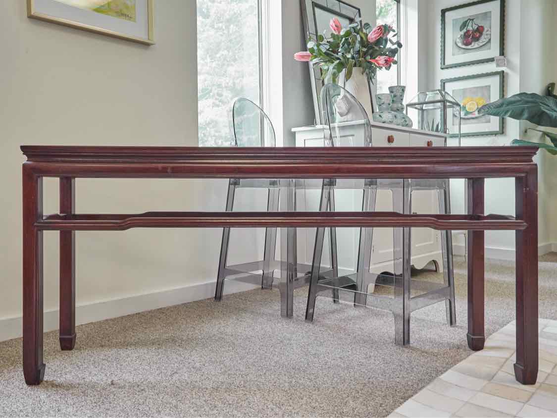 Cherry Asian Console Table