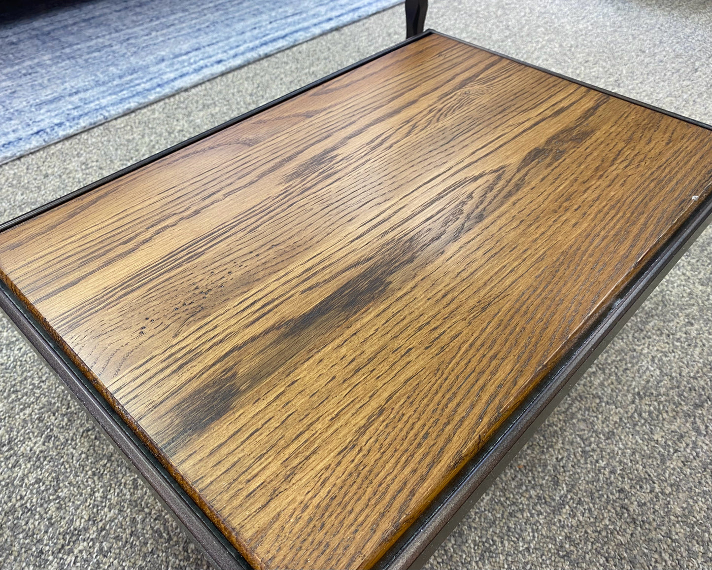 Charleston Forge Metal & Glass Side Table