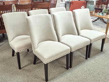 Set of 6 Pier 1 Imports Dining Chairs in Off-White Basketweave