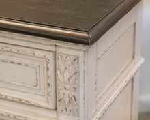 Eridani 7 Drawer Dresser in Distressed Parchment