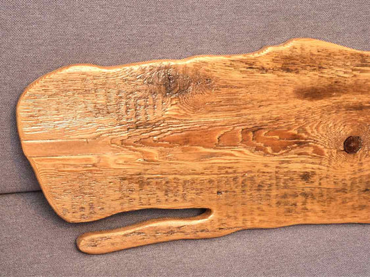 Recycled Wood Whale Wall Decor