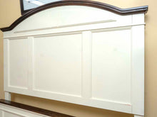 Ashley Furniture Cream Finish Arched Queen Bed