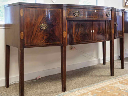 Banded Mahogany Server