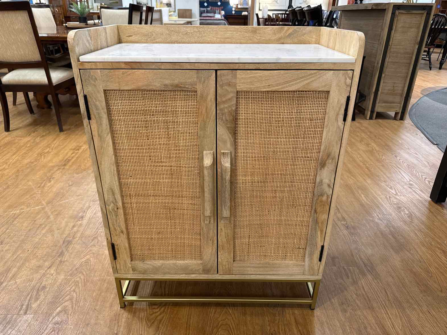 Powell 'Janie' Rattan Bar Cabinet