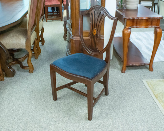Set of 8 Mahoagny Shield  Back Dining Chairs
