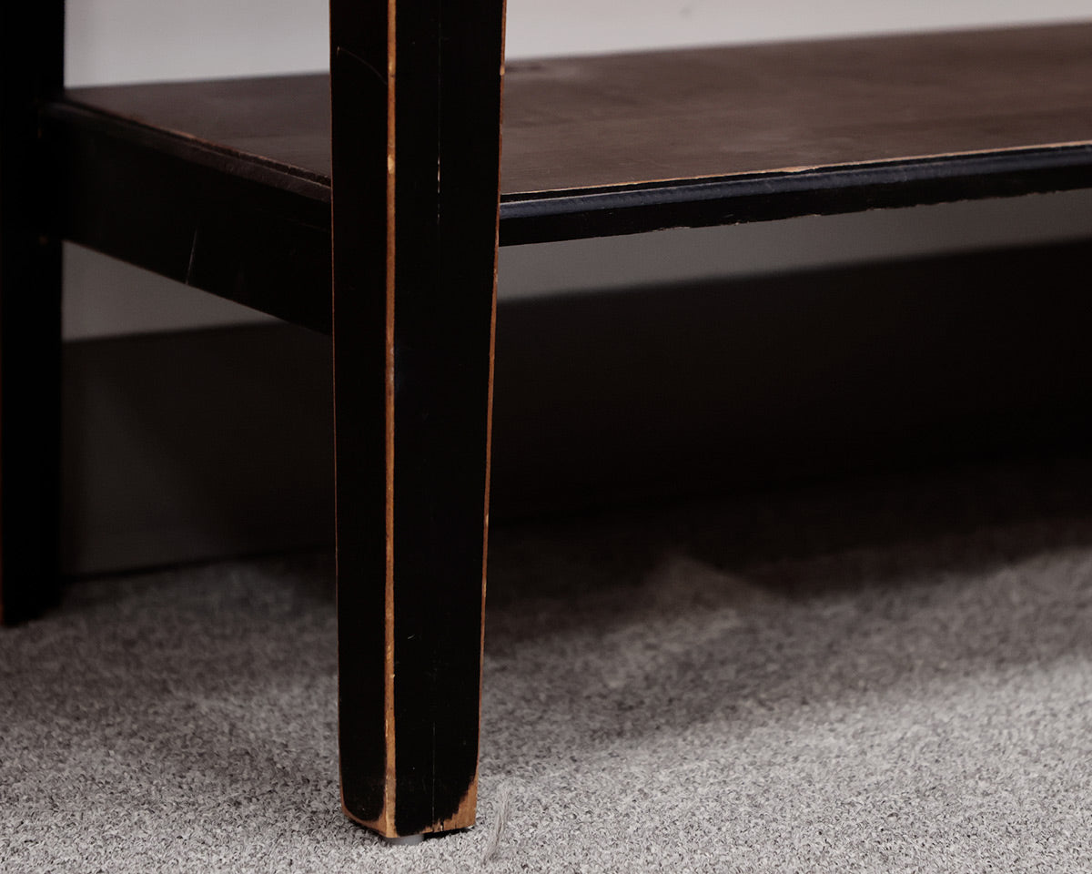 Rustic Console w/ Warm Wooden Top