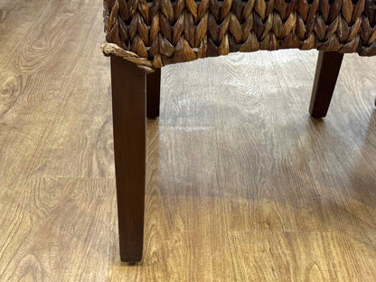 Pair of Pottery Barn Wicker  Dining Chairs