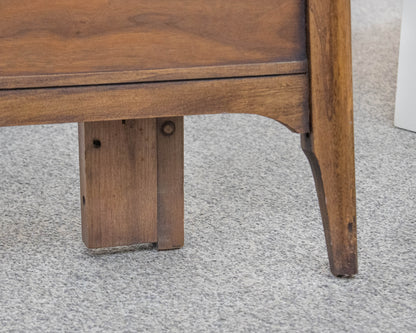 Kent Coffey Mid-Century Modern Walnut Full Bed