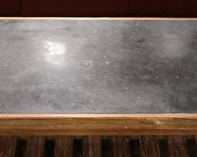 Boston Interiors Rustic Blue Stone Top Coffee Table
