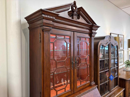 Nichols & Stone Federal Style Secretary Desk and Hutch