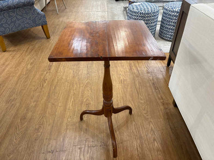 Cherry Pedestal Flip Top Table