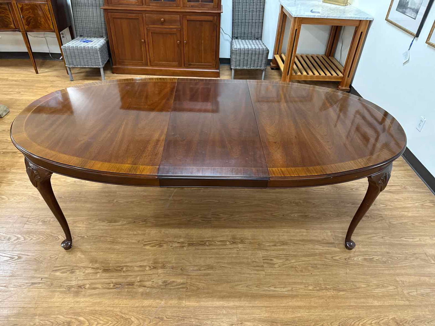 Councill Craftsman Inlaid Oval Dining Table