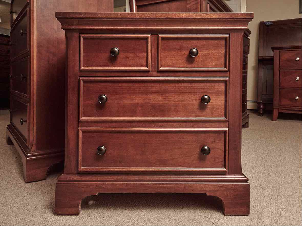 Vaughan Bassett  Cherry 2 Drawer Nightstand