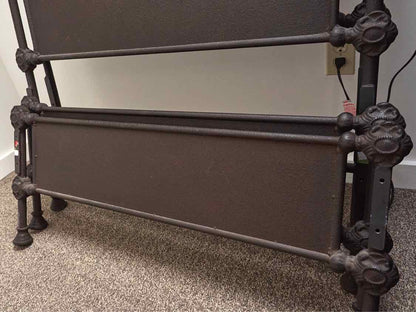 Pair of RH Twin 'French Academie' Iron Twin Beds