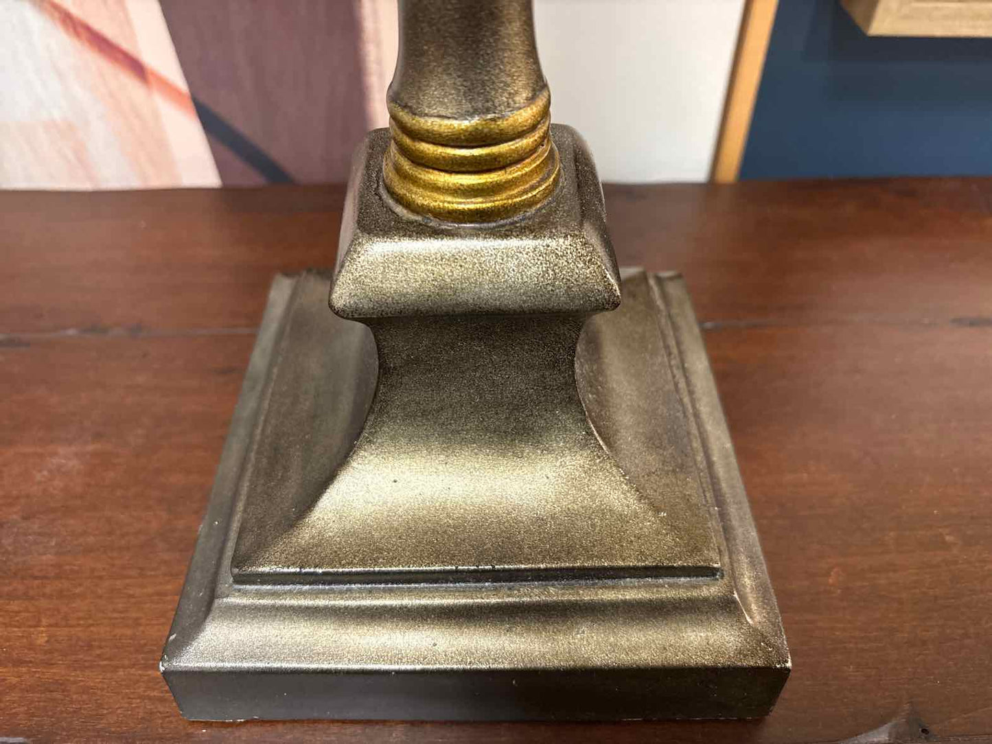 Pair of Metallic Table Lamps