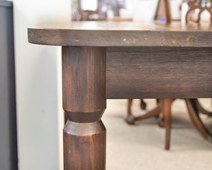 Crate & Barrel Fremont Dining Table with Leaf