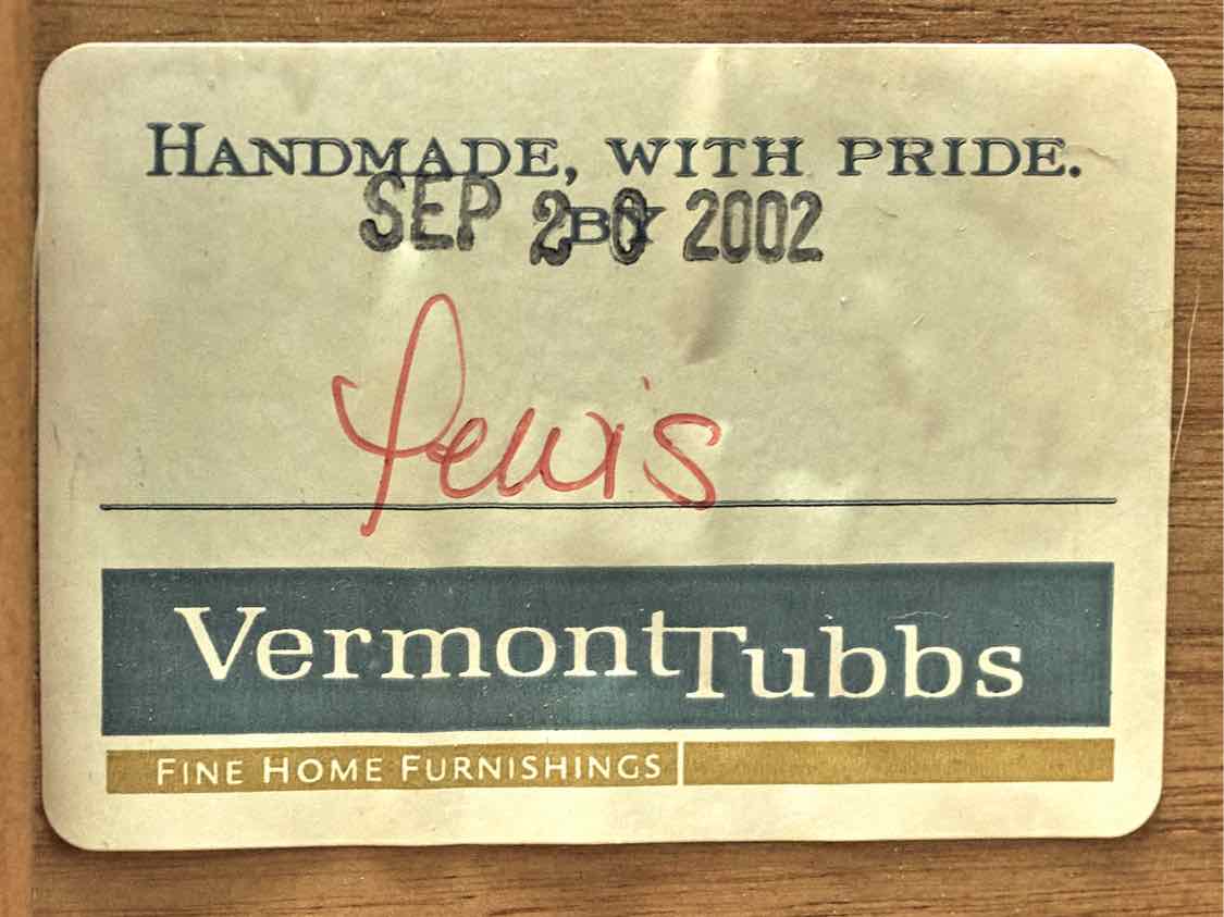 Vermont Tubbs Full Oak Spindle Bed