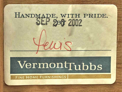 Vermont Tubbs Full Oak Spindle Bed