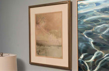 'Eastern Shore I' Double Matted Silver Frame Under Glass Print
