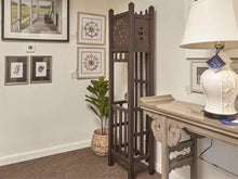Sessions Style  Circa 1915 Dark Stained Oak  Arts & Craft  Mission Tall Clock