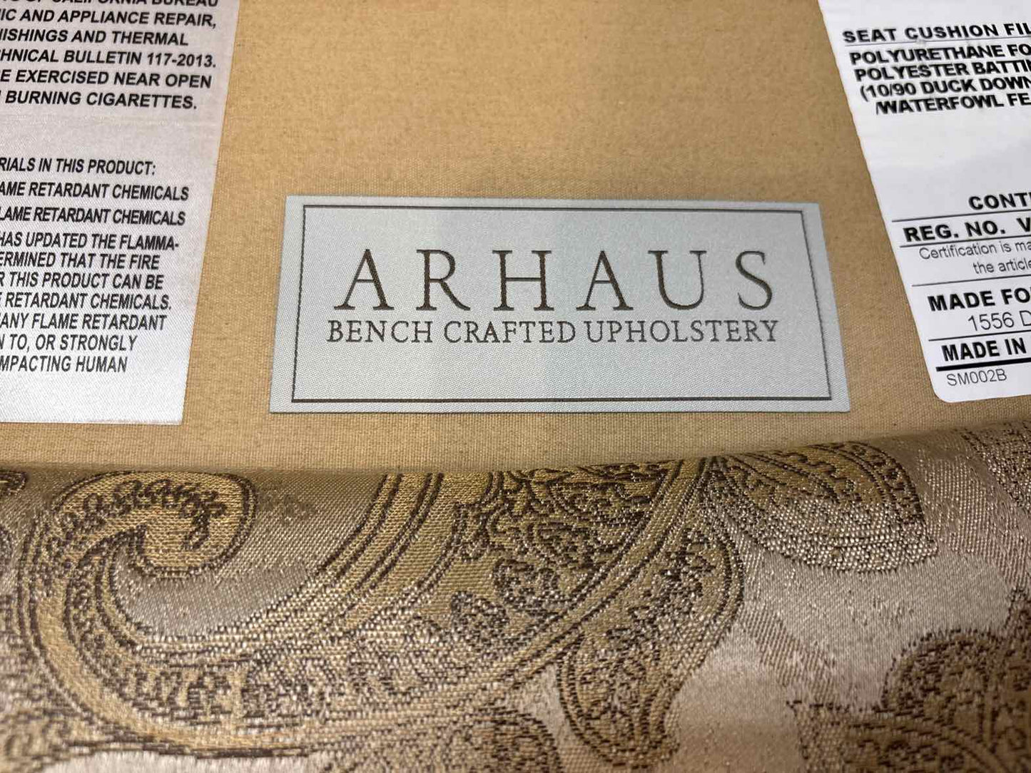 Pair of Arhaus Paisley Accent Arm Chairs