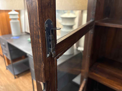 Rustic Wooden Display Cabinet