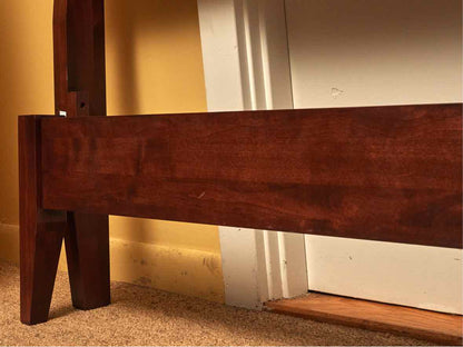 Archbold Furniture Birch Queen Panel  Bed in Cherry Finish