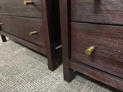 Pair of Crate & Barrel 'Keane' Nightstands
