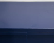 Navy Blue Two-Door Console
