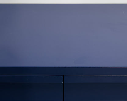 Navy Blue Two-Door Console